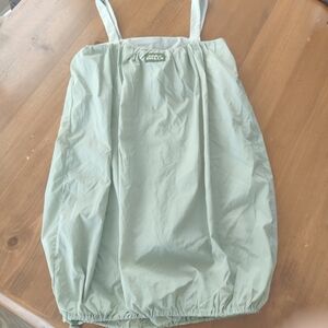 Daily Drills Bounce Dress Womens XS Green Tank Logo Nylon